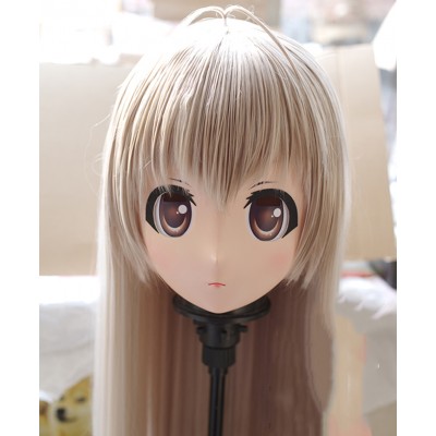 (KM254)Female/Girl Resin 3/4 Head Japanese Cartoon Kasugano Sora Cosplay Crossdress Kigurumi Mask 